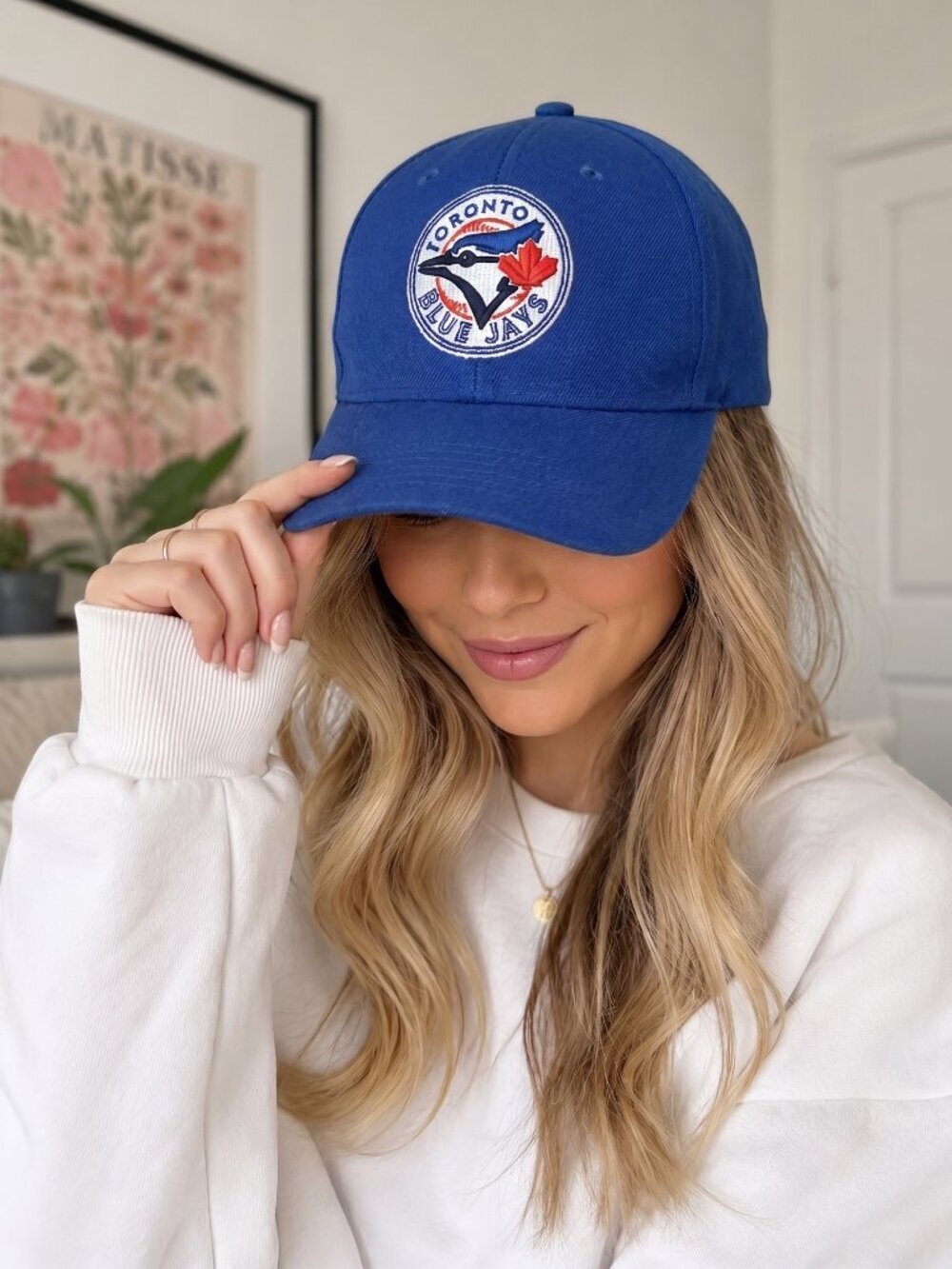 BLUE JAYS BASEBALL CAP ADJUSTABLE ADULT